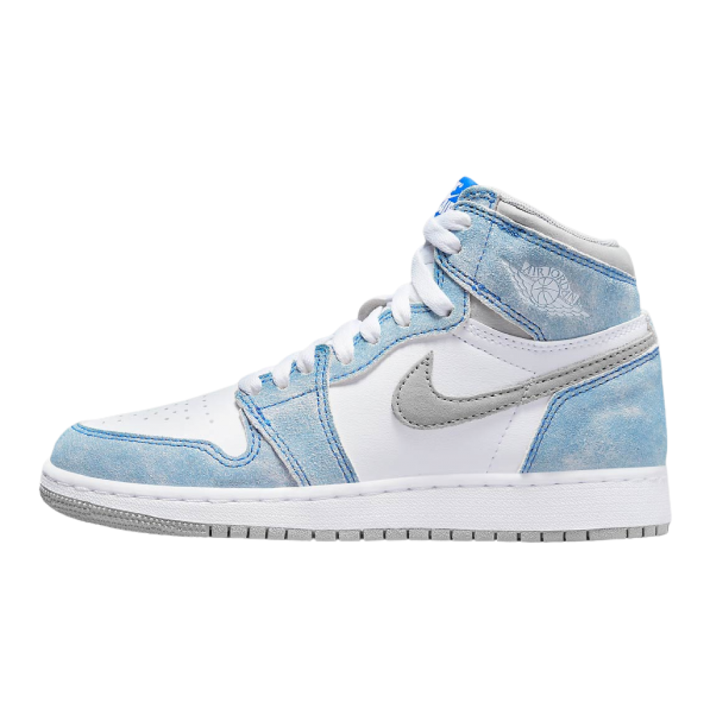 Jordan 1 Retro High Hyper Royal Smoke Grey GS By Youbetterfly